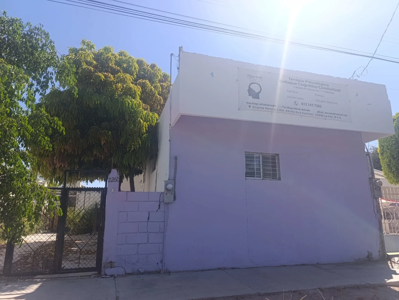 Consultorio Intra-mente La Paz B.C.S. - Fachada externa
